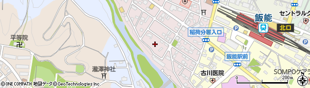埼玉県飯能市稲荷町8周辺の地図