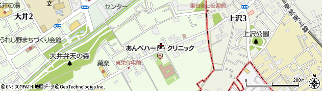 埼玉県ふじみ野市大井625周辺の地図