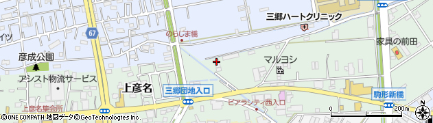 埼玉県三郷市上彦名501周辺の地図