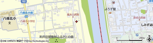 埼玉県八潮市八條3976周辺の地図