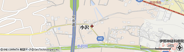 長野県伊那市小沢7984-5周辺の地図