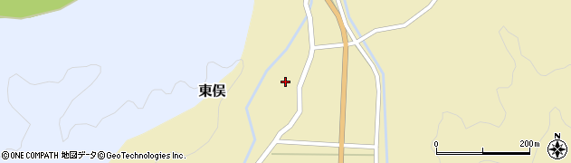 東俣公民館周辺の地図