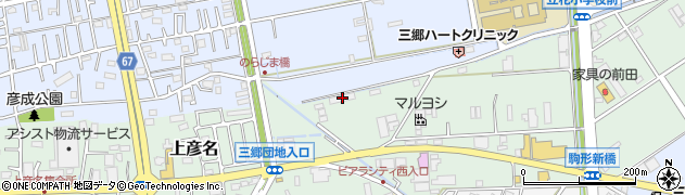 埼玉県三郷市上彦名499周辺の地図