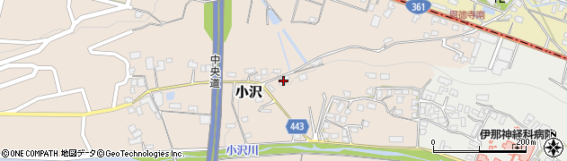 長野県伊那市小沢8035周辺の地図