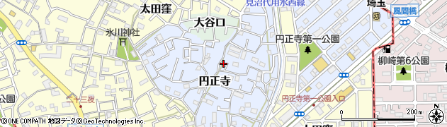 埼玉県さいたま市南区円正寺周辺の地図