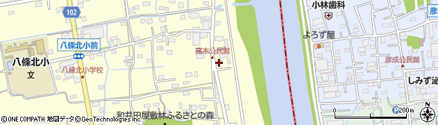 埼玉県八潮市八條3984周辺の地図