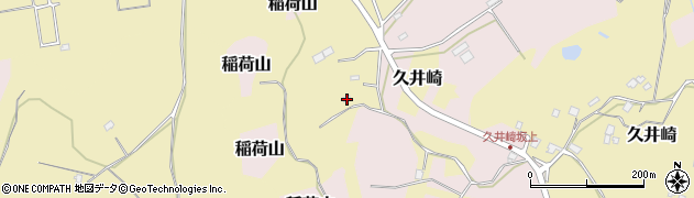 千葉県成田市久井崎166周辺の地図