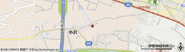 長野県伊那市小沢7989周辺の地図