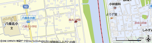 埼玉県八潮市八條3983周辺の地図