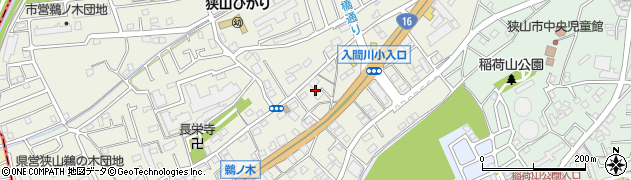 埼玉県狭山市鵜ノ木9周辺の地図
