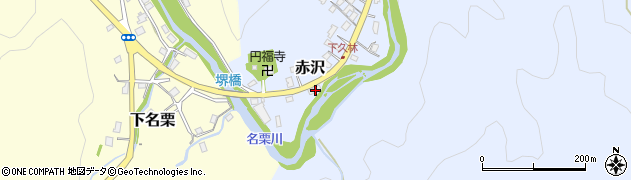 埼玉県飯能市赤沢1060周辺の地図