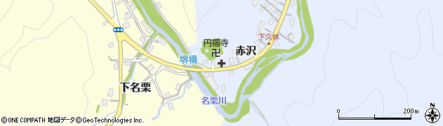 埼玉県飯能市赤沢1049周辺の地図