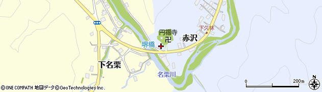 埼玉県飯能市赤沢1054周辺の地図