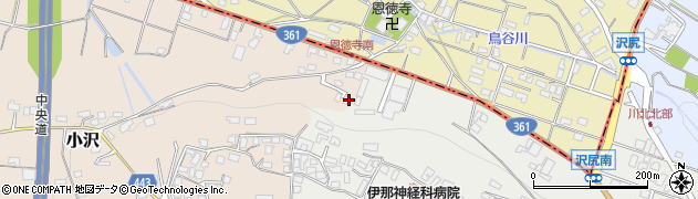長野県伊那市小沢3806-34周辺の地図
