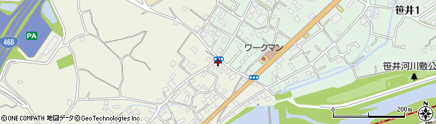 埼玉県狭山市笹井1855周辺の地図