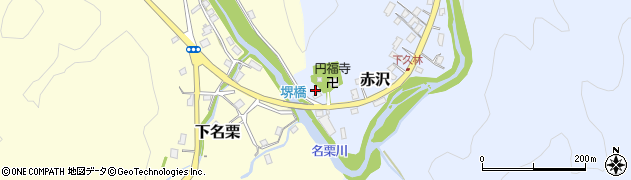 埼玉県飯能市赤沢1055周辺の地図