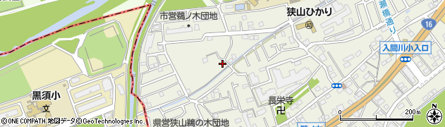 埼玉県狭山市鵜ノ木27周辺の地図