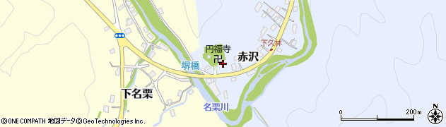 埼玉県飯能市赤沢1050周辺の地図