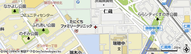 ＳＡＮパークＥＣＯ三郷仁蔵１駐車場周辺の地図