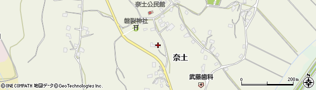 千葉県成田市奈土728周辺の地図