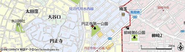 円正寺第一公園周辺の地図