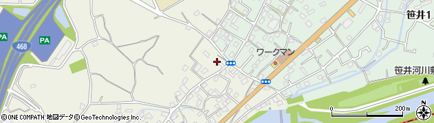 埼玉県狭山市笹井1960周辺の地図