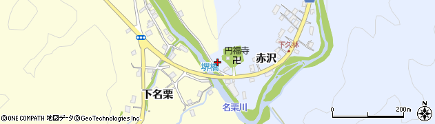 埼玉県飯能市赤沢1056周辺の地図