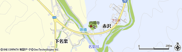 埼玉県飯能市赤沢1052周辺の地図