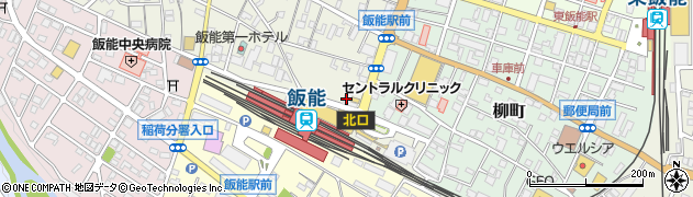 みずほ銀行飯能支店周辺の地図
