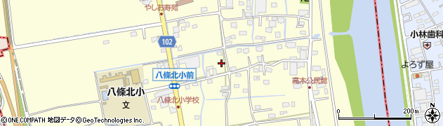 埼玉県八潮市八條1194周辺の地図