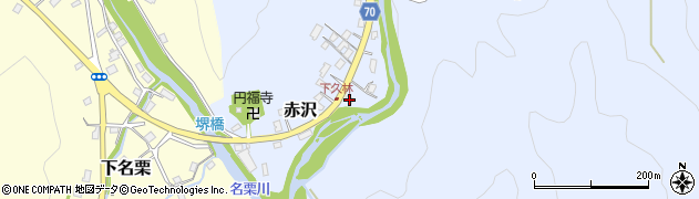 埼玉県飯能市赤沢1011周辺の地図