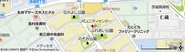 埼玉県三郷市さつき平周辺の地図
