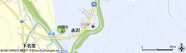埼玉県飯能市赤沢1009周辺の地図