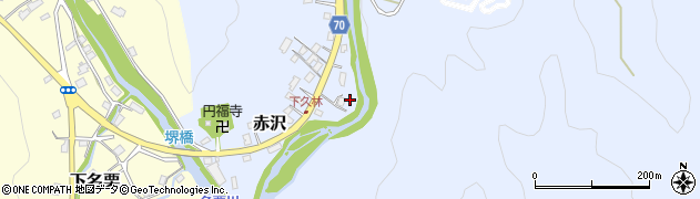 埼玉県飯能市赤沢1003周辺の地図