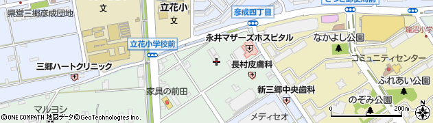 埼玉県三郷市上彦名603-1周辺の地図