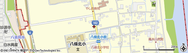 埼玉県八潮市八條464周辺の地図