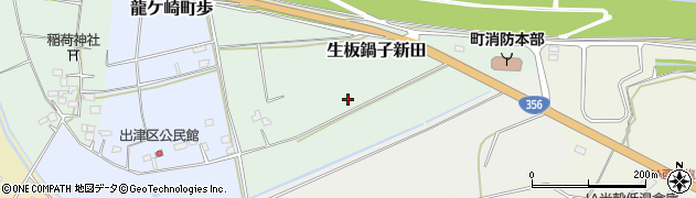千葉県印旛郡栄町生板鍋子新田周辺の地図