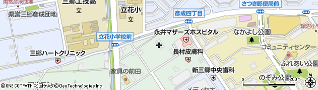 埼玉県三郷市上彦名579周辺の地図