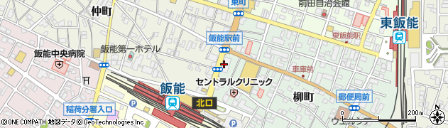 埼玉りそな銀行飯能支店周辺の地図