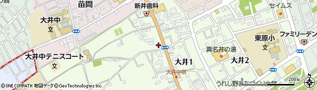 埼玉県ふじみ野市大井1074周辺の地図