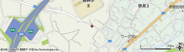 埼玉県狭山市笹井1982周辺の地図