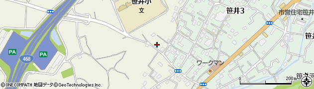埼玉県狭山市笹井1759周辺の地図