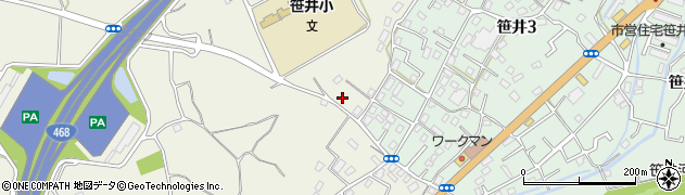 埼玉県狭山市笹井1758周辺の地図