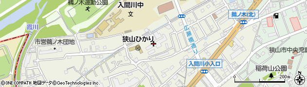 埼玉県狭山市鵜ノ木7周辺の地図