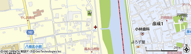 埼玉県八潮市八條4003周辺の地図