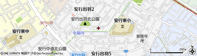 埼玉県川口市安行出羽周辺の地図