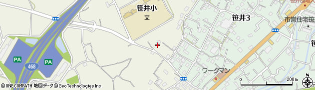 埼玉県狭山市笹井1757周辺の地図
