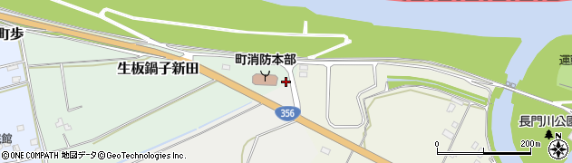 千葉県印旛郡栄町生板鍋子新田乙周辺の地図