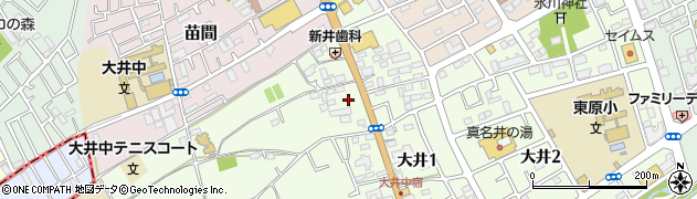 埼玉県ふじみ野市大井1077周辺の地図