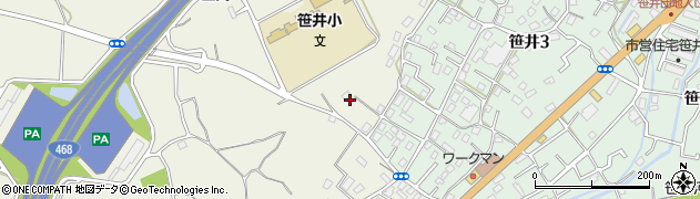 埼玉県狭山市笹井1756周辺の地図